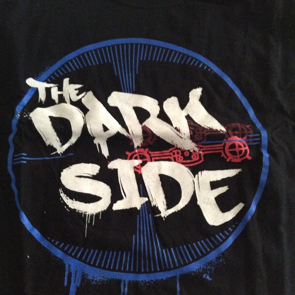 Men’s T-shirt black the dark side mm - Picture 2 of 5